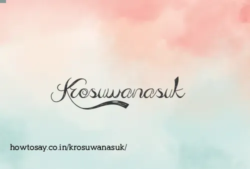 Krosuwanasuk