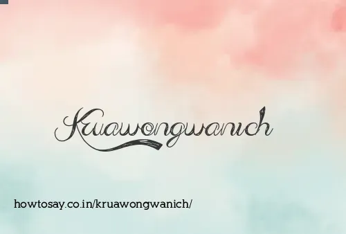 Kruawongwanich