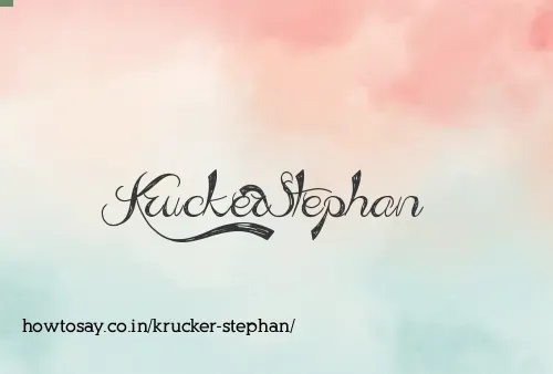 Krucker Stephan