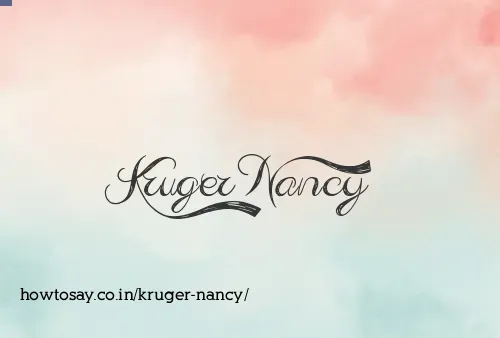Kruger Nancy