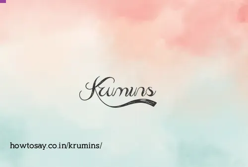 Krumins