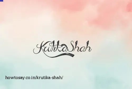 Krutika Shah