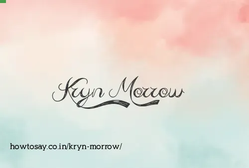 Kryn Morrow