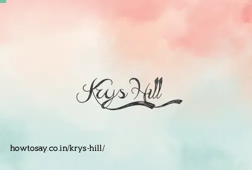 Krys Hill