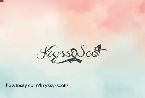 Kryssy Scott