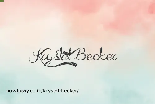 Krystal Becker