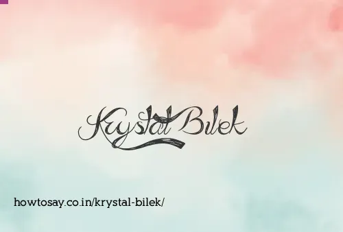 Krystal Bilek