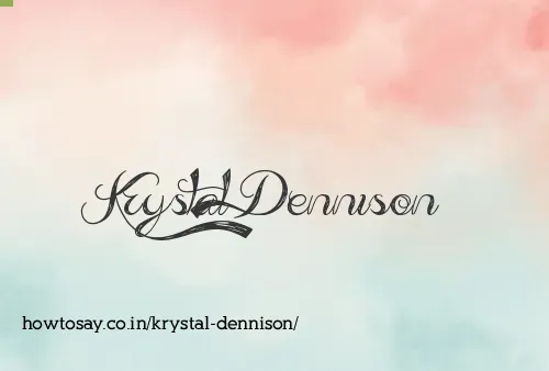 Krystal Dennison