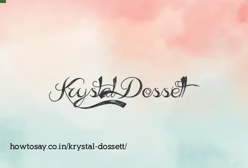 Krystal Dossett