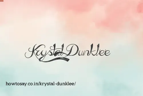 Krystal Dunklee