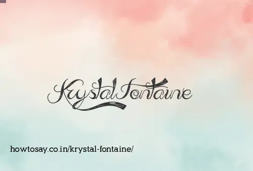 Krystal Fontaine