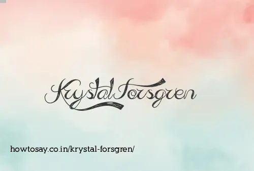 Krystal Forsgren