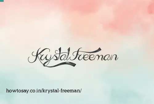 Krystal Freeman