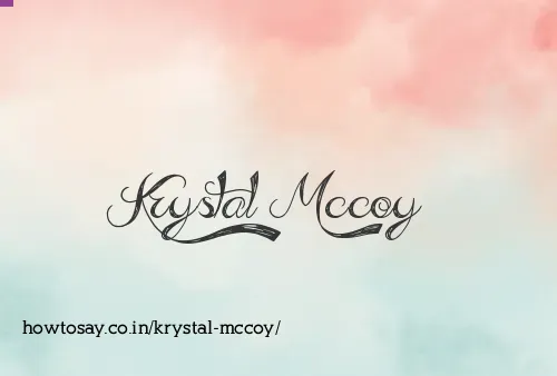 Krystal Mccoy