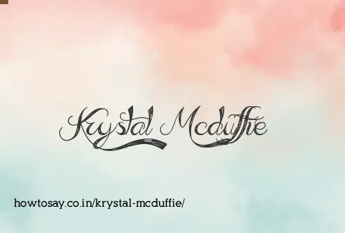Krystal Mcduffie