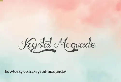 Krystal Mcquade