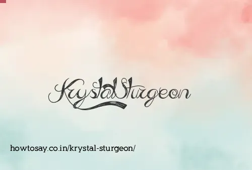 Krystal Sturgeon