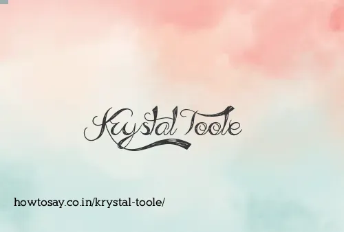 Krystal Toole