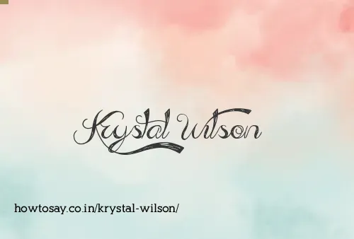 Krystal Wilson