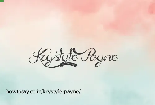 Krystyle Payne