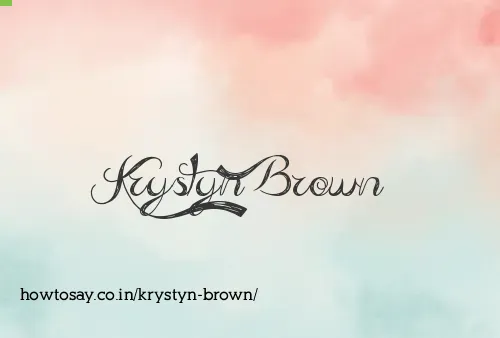 Krystyn Brown