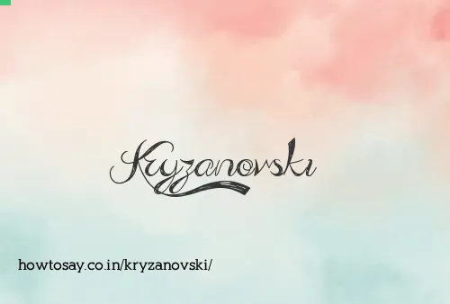Kryzanovski