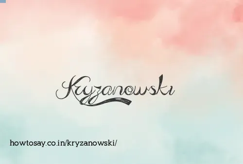 Kryzanowski