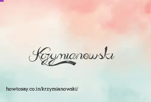 Krzymianowski