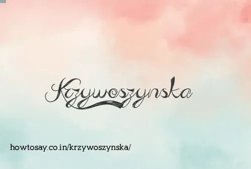 Krzywoszynska