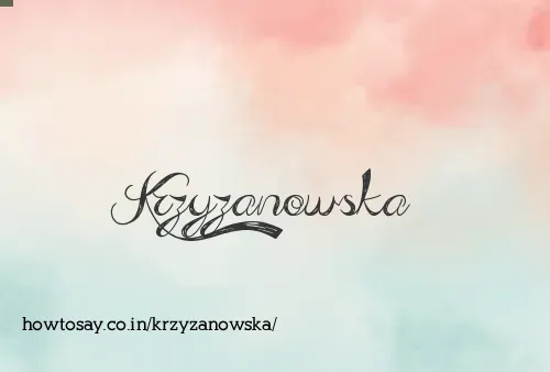 Krzyzanowska