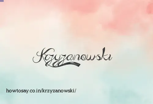 Krzyzanowski