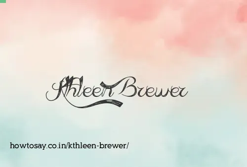 Kthleen Brewer