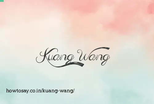 Kuang Wang
