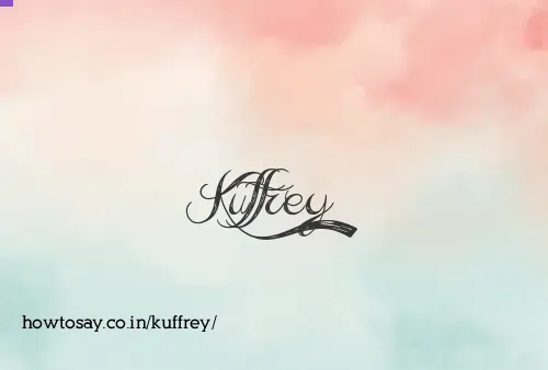 Kuffrey