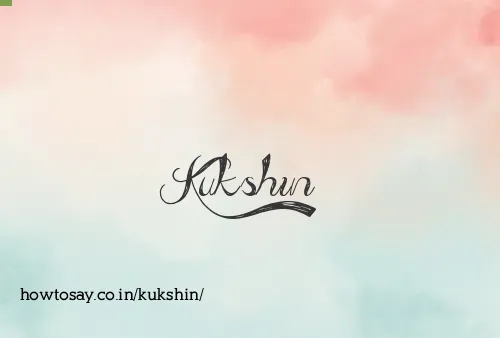 Kukshin