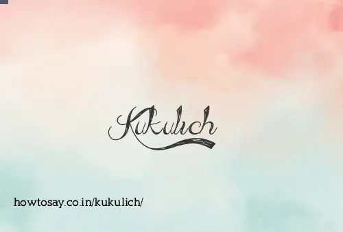 Kukulich