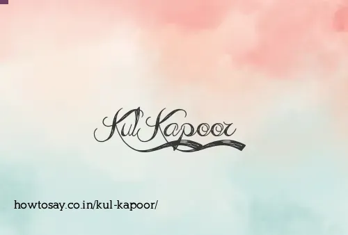 Kul Kapoor