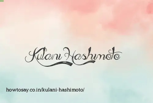 Kulani Hashimoto