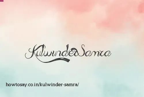 Kulwinder Samra
