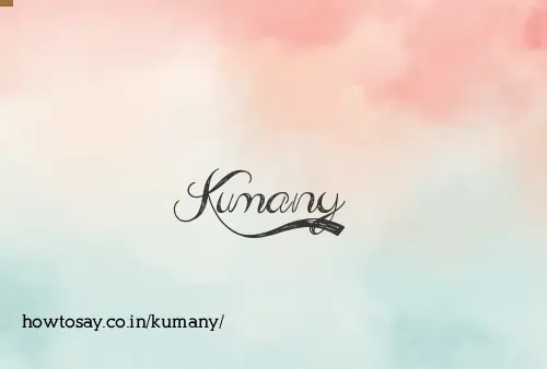 Kumany