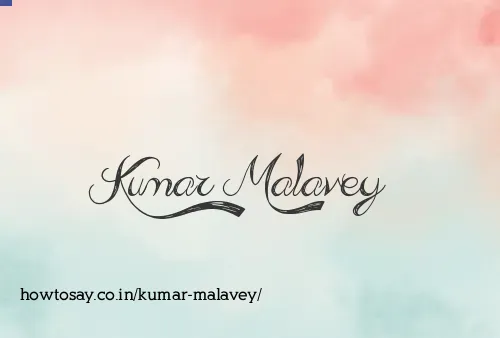 Kumar Malavey