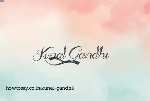 Kunal Gandhi
