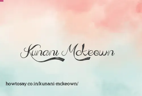 Kunani Mckeown