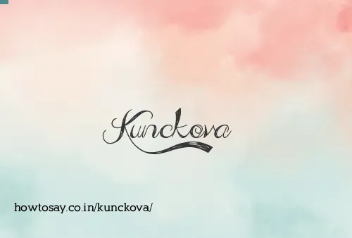 Kunckova