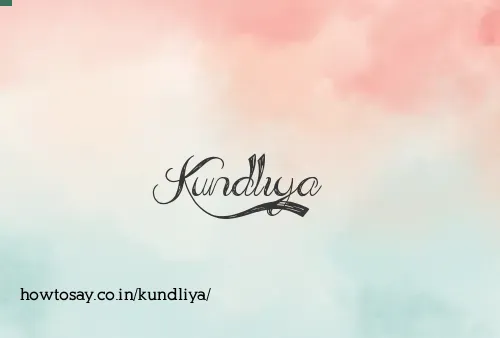 Kundliya