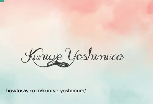 Kuniye Yoshimura