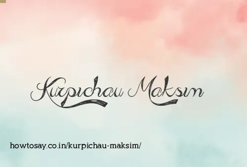 Kurpichau Maksim