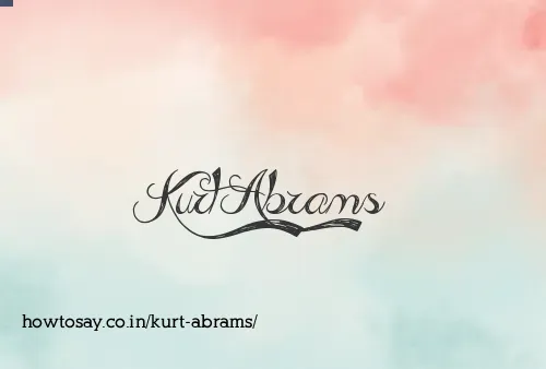 Kurt Abrams