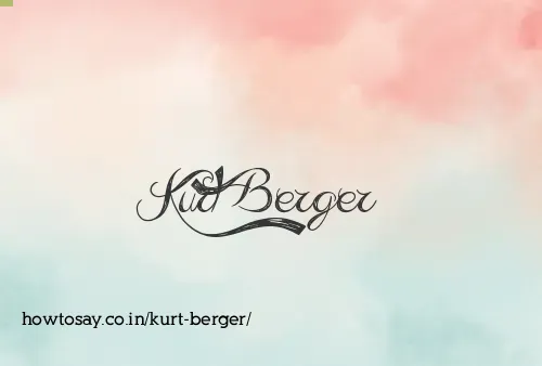 Kurt Berger