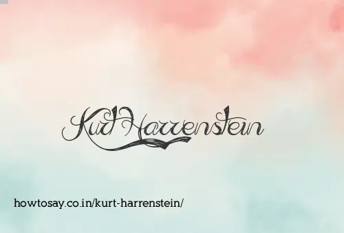 Kurt Harrenstein